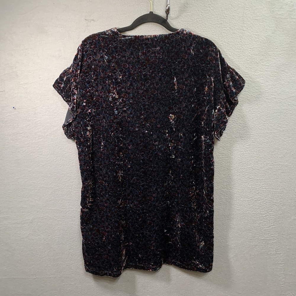 CURRENT/ELLIOTT The Floral Velvet Janie Dress 17-4-000848 Women's Size Small - Picture 7 of 7